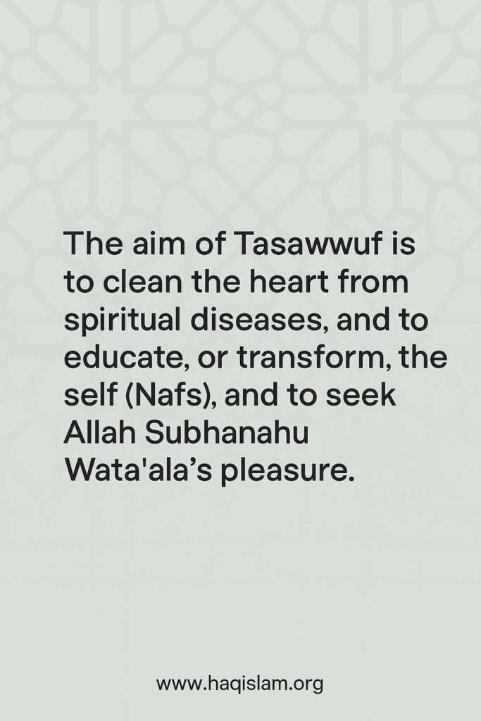 Aim of Tasawwuf