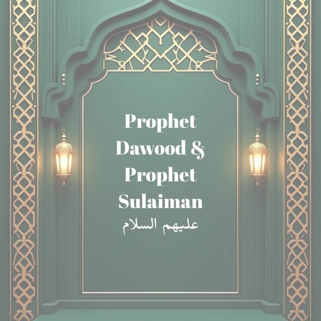 Prophet Dawood and Sulaiman