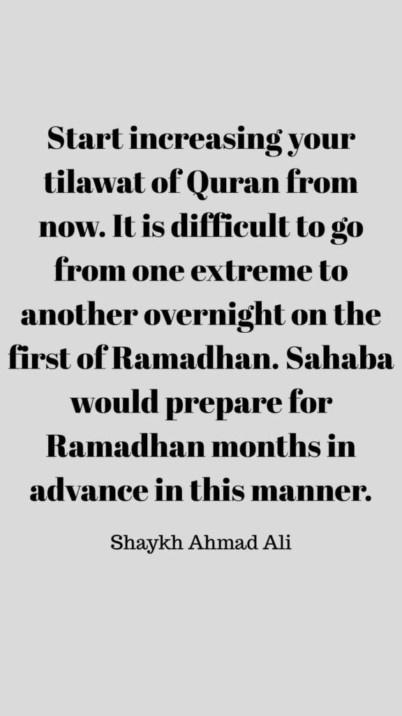 Increase tilawat Quran