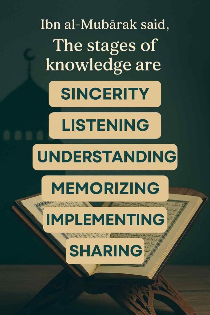 Stages of Knowledge
